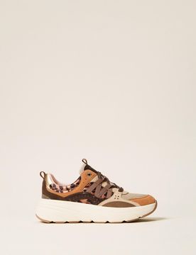 Twinset Baskets de running en cuir