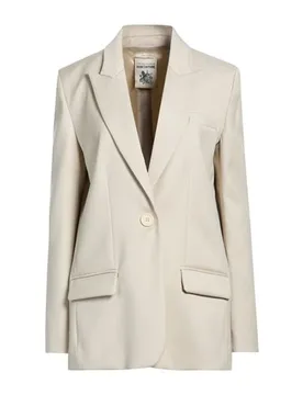 Blazer Damen Beige 36,40 Damen - SEMICOUTURE - FashionsVida