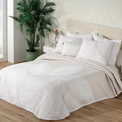 Colcha cubrecama jacquard algodón Palma