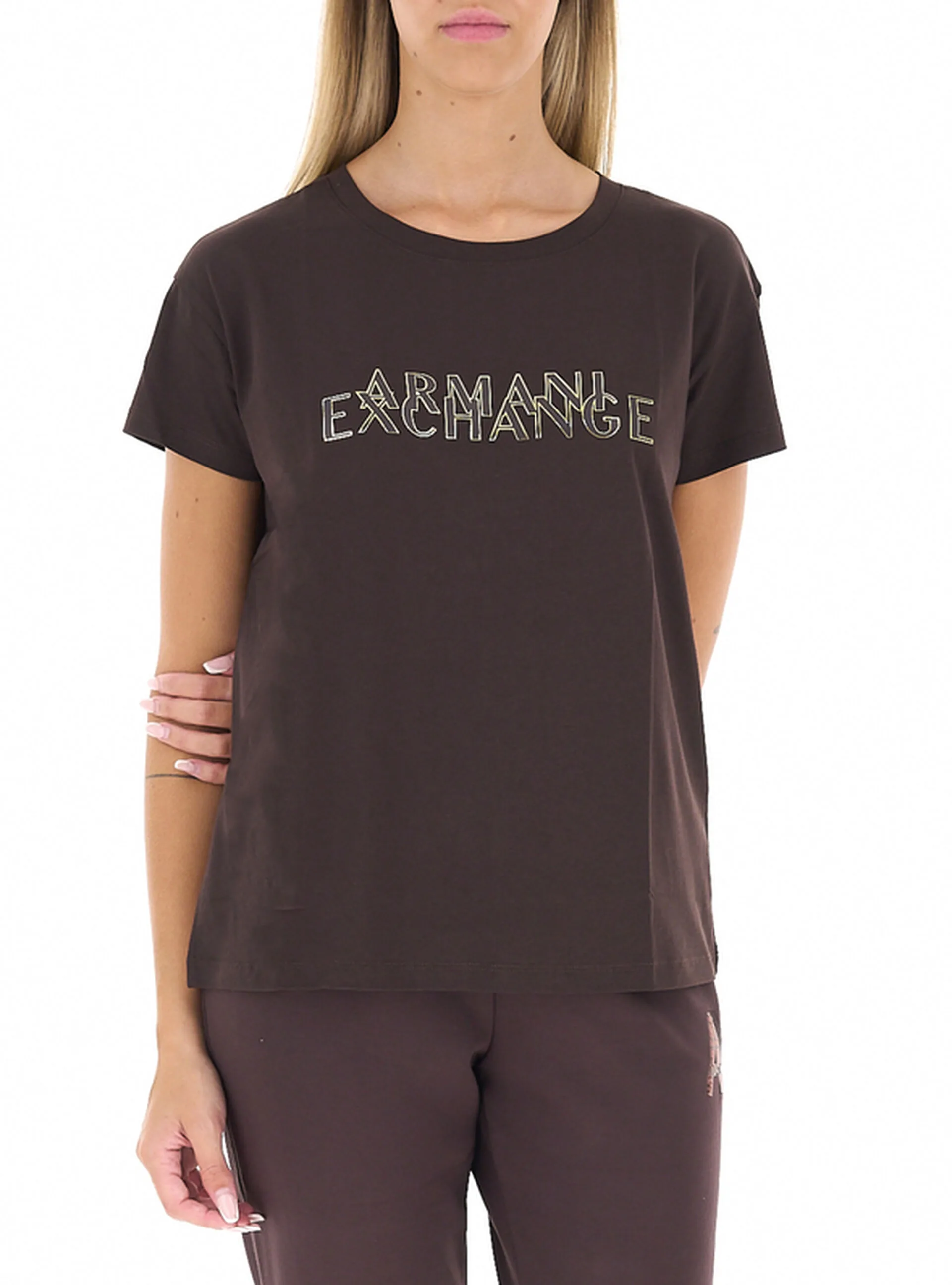 T-shirt girocollo TESTA DI MORO XL - Armani exchange - FashionsVida