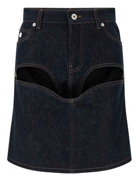 Minigonna in denim