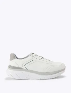 Colour Block Lace Up Trainers White male - Kurt geiger - FashionsVida