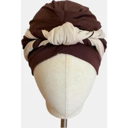 Turbante DAMMAN, trenza espiga