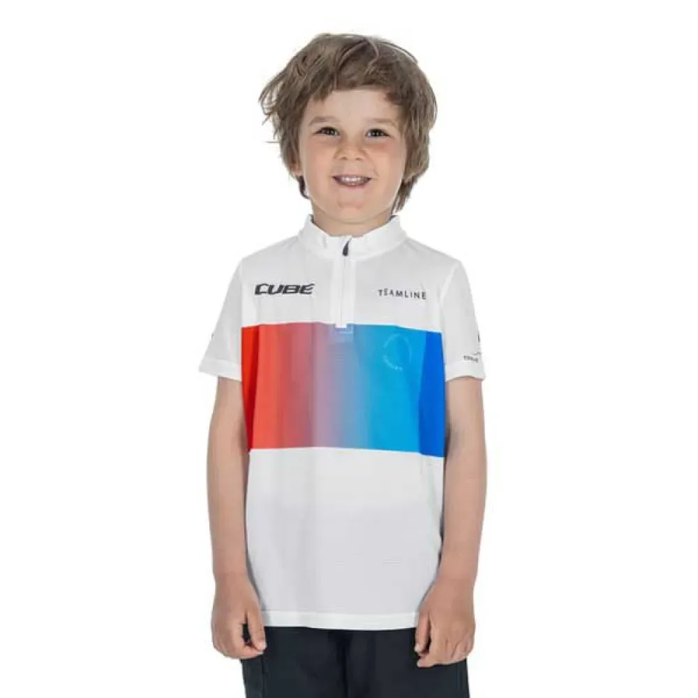 Maillot à Manches Courtes Teamline - CUBE - FashionsVida