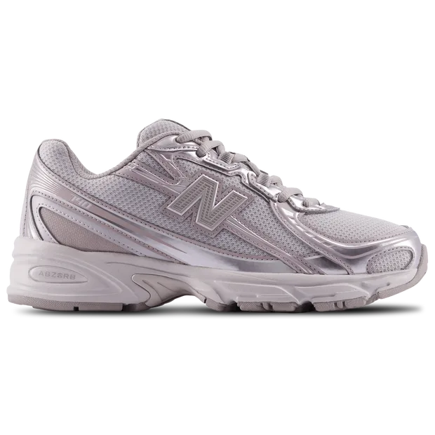 Women's Sneakers - Grey - Size 4.5 - Leather - Grey - Size: 4.5 - New Balance - FashionsVida