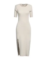Midi-Kleid Damen Cremeweiß M,S,XS Damen