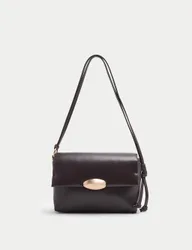 Hardware Mini Shoulder Bag Dark Chocolate female