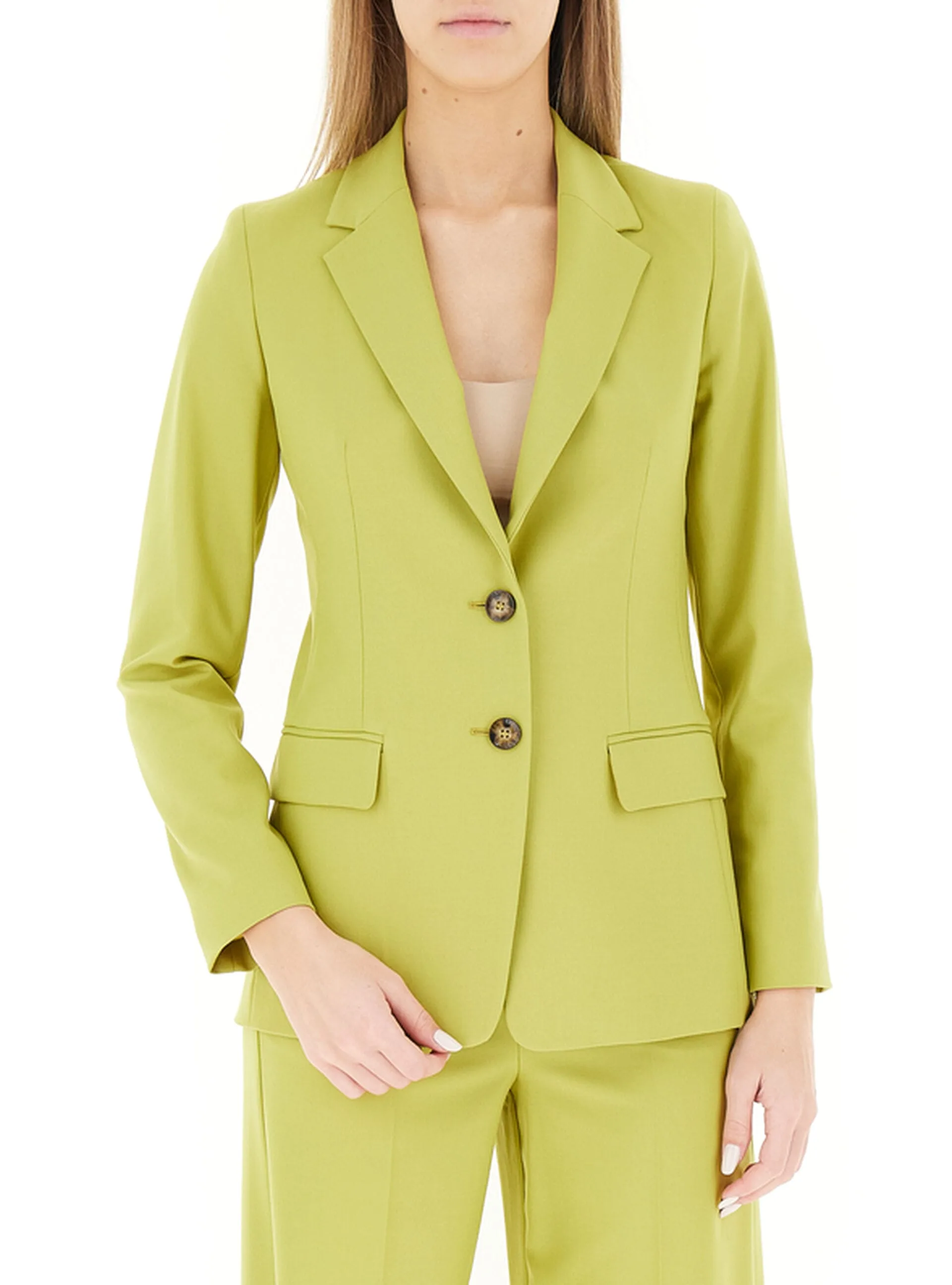 Blazer monopetto VERDE LIME 46 - I Blues - FashionsVida