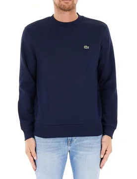 Felpa girocollo BLU SCURO 7 - Lacoste - FashionsVida