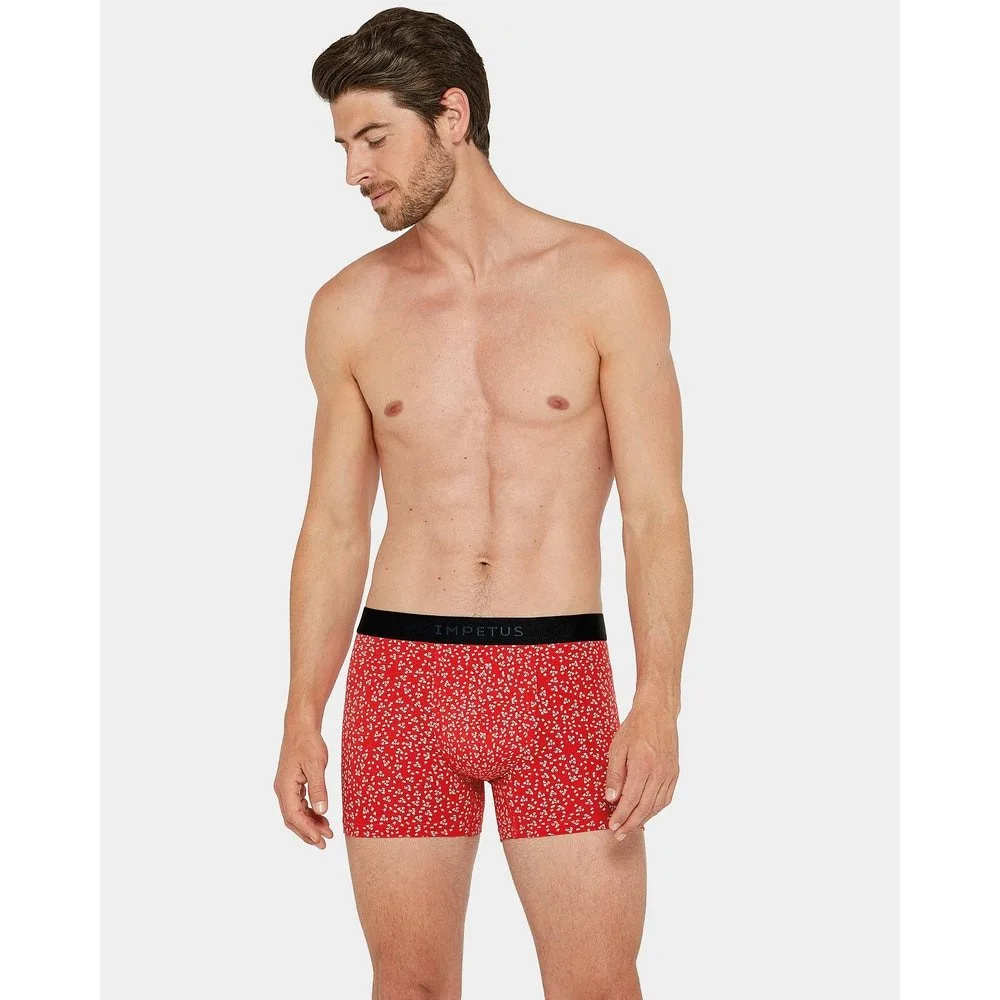 Bóxer de punto de hombre con estampado floral en color - Impetus - FashionsVida