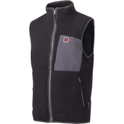 Mint brook chaleco polar hombre Negro (L)
