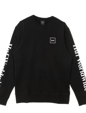 Felpa Girocollo Uomo Essentials Domestic Crew Black