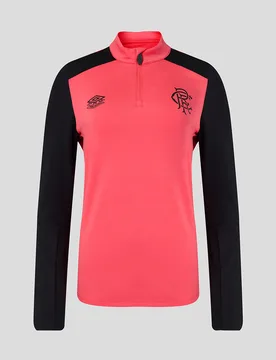 Rangers Women's 26/27 Pro Training Quarter Zip - Coral CORAL 12 female - Castore - FashionsVida