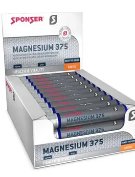 Boîte D´ampoules Buvables De Magnésium 375 Exotique 25ml 30 Unités
