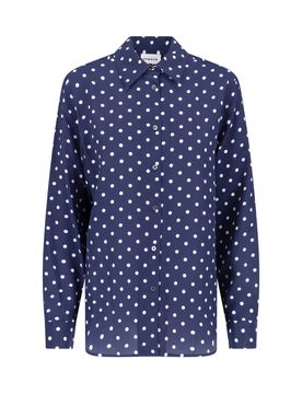 Parosh 100% Silk Button-Up Shirt