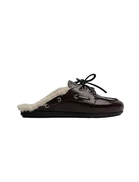 Pantoletten MULES rojo oscuro 40 - Posa - FashionsVida