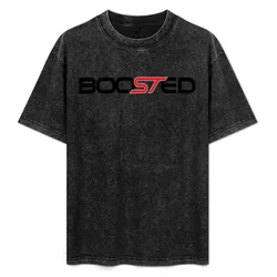 BooSTed T-Shirt Basic Casual Short Sleeve Cotton Shirt