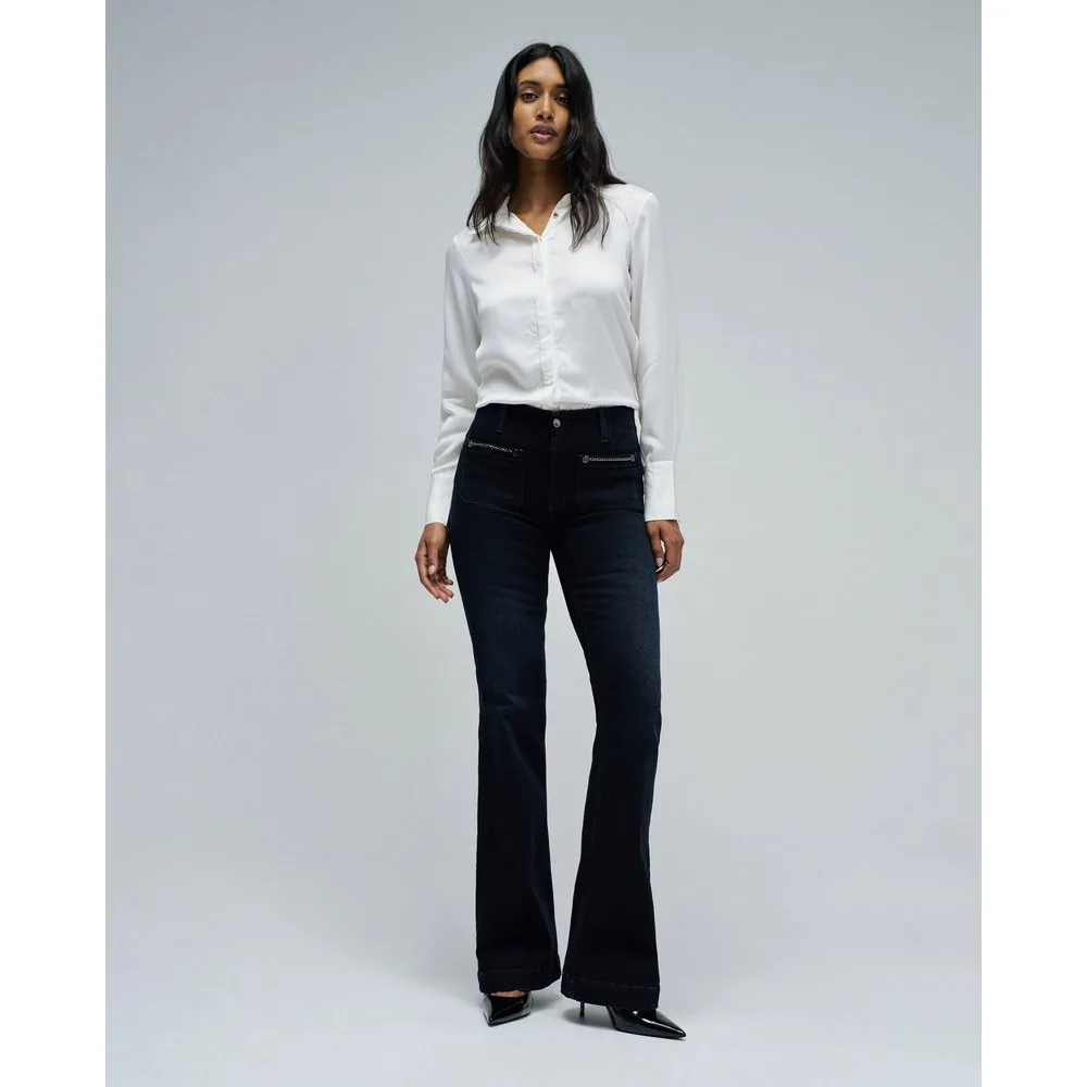 Vaqueros de mujer destiny push up flare - Salsa Jeans - FashionsVida