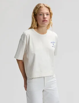 Camiseta de mujer de manga corta de corte relaxed - Lee - FashionsVida