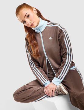 Womens Giacca della Tuta Classic - Marrone, marrone marrone Donna taglia M