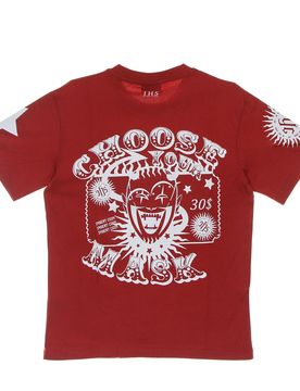 Maglietta Uomo Choose Your Mask Tee Red