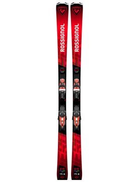 Ski Set inkl. Bdg. Pistenski Set Hero Elite Mt Ca K + Nx 12 Konect Gw Black/Hot Red 2025 für Herren aus Holz Größe 175 cm Rot