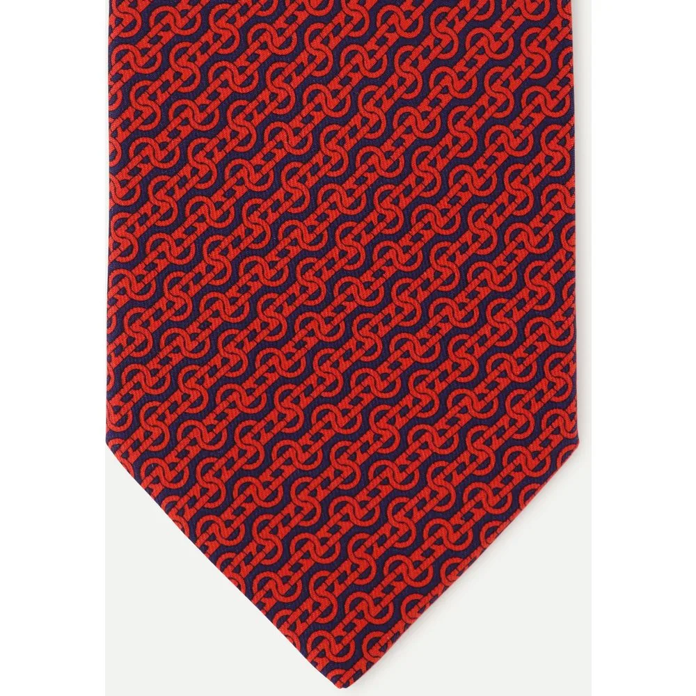 Corbata de seda estampada - FERRAGAMO - FashionsVida