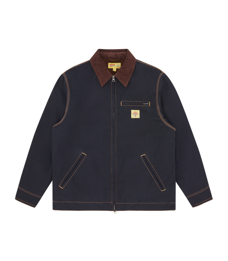 Canvas Lined Work Jacket - Ink
