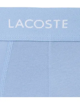 Pack de hombre de 3 calzoncillos de hombre tipo bóxer de hombre elásticos de la marca en azul - Lacoste - FashionsVida