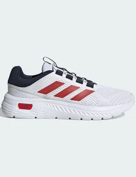 Scarpe Cloudfoam Comfy Elastic Lace 43 1/3 Cloud White / Better Scarlet / Legend Ink - Adidas - FashionsVida