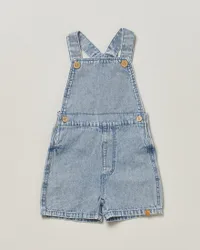 Salopette Lil'Atelier in denim di cotone a lavaggio medio bleach washed