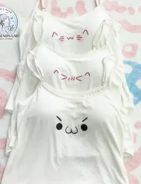 Cotton Crop Tops Cartoon Print Sleeveless Sling Vest Women Clothing Fashion Summer Cute Korean Y2k Tanks Ropa Mujer Babydoll Top - Aliexpress - FashionsVida