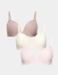 Pack Wired Plunge Bras A-E Pink Mix female