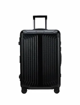 Trolley LITE-BOX ALU x BOSS 69cm Graphite Monogram nero - Samsonite - FashionsVida