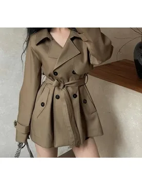 Design Sense Spring 2026 Design Sense British Style Double Breasted Medium and Long Trench Coat - Aliexpress - FashionsVida