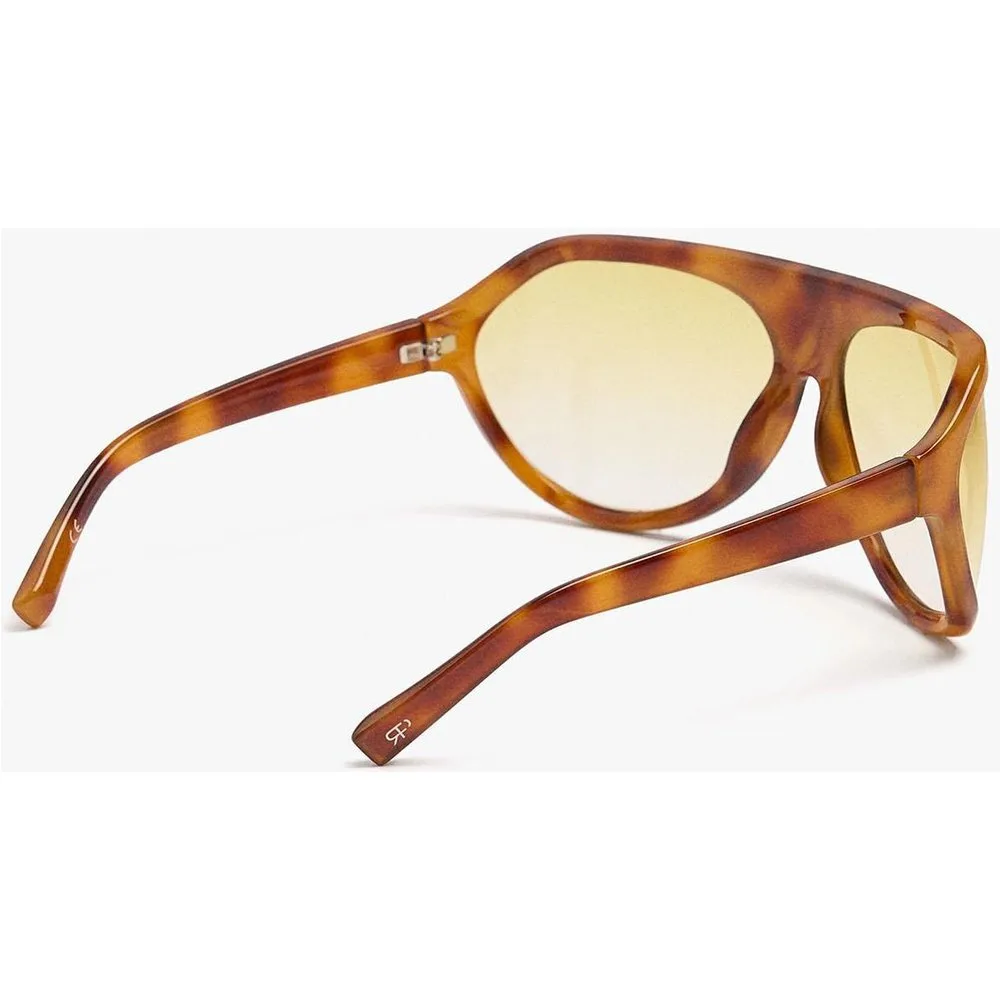 Gafas de sol de mujer con protección uv y forma rectangular con estampado animal print - Parfois - FashionsVida