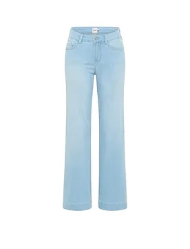 Jeans Wide Leg SHAKIRA azul claro 40L - Brax - FashionsVida