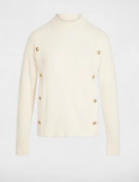 Jersey de mujer corto de cuello alto - Morgan - FashionsVida