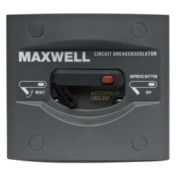 Circuit Breaker Panel 12-24v Black 40A unisex