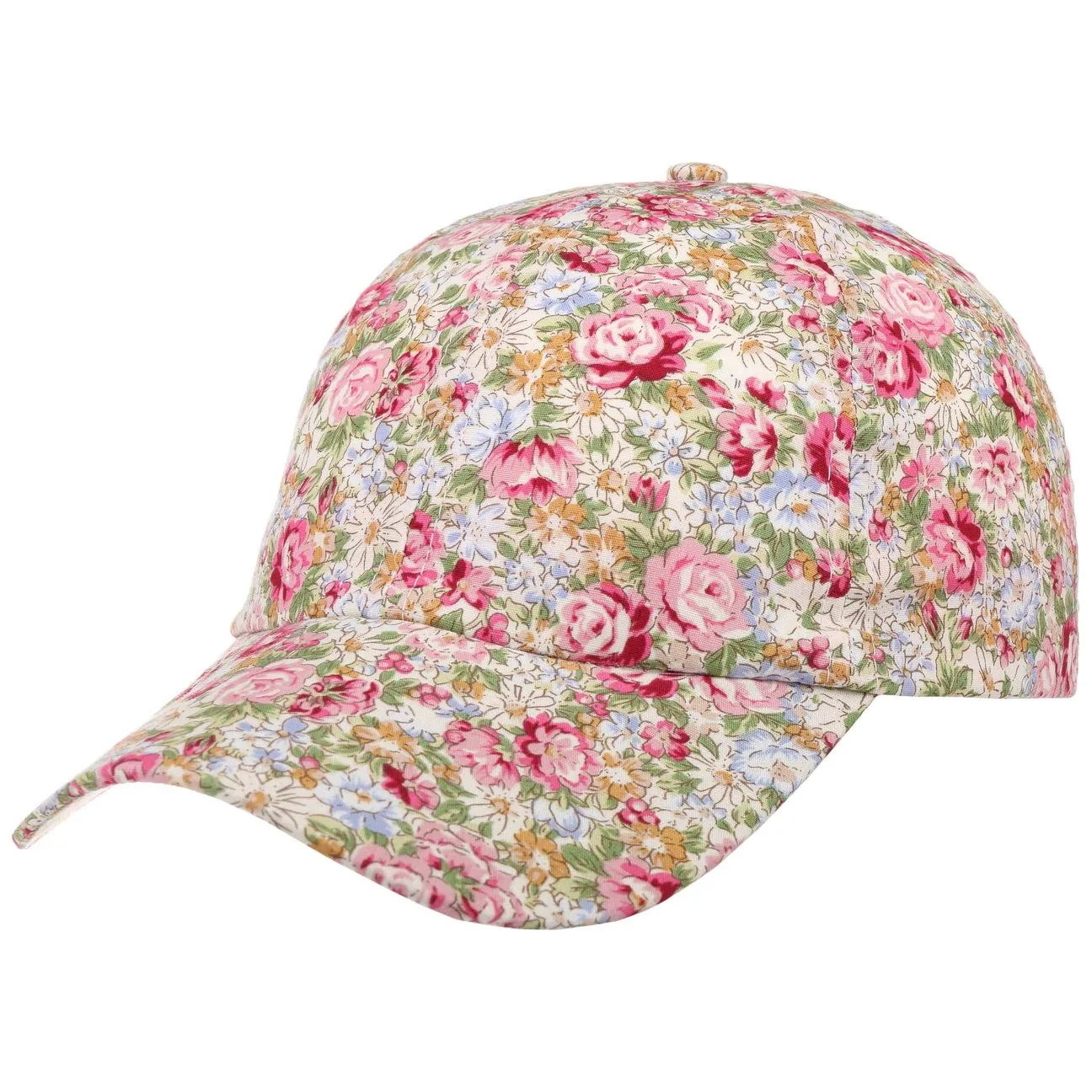 Allover Flowers Cap by - rose - Damen - Size: One Size - Lipodo - FashionsVida
