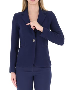 Blazer misto viscosa BLU NAVY 46