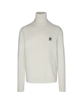 Jersey de cuello alto crema XL - Belstaff - FashionsVida