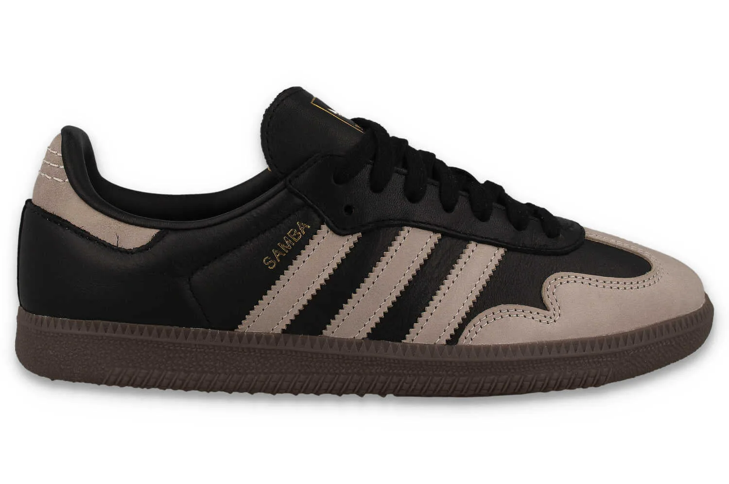 Samba OG - Sneaker - schwarz beige - Herren - Size: 43 1/3 - Adidas - FashionsVida