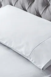Thread Count Bamboo Pillow Cases White Bolster 1 Pack - White - Size: One Size