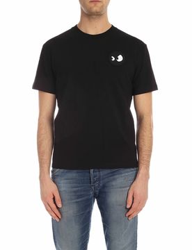 T-shirt Monster Eyes nera