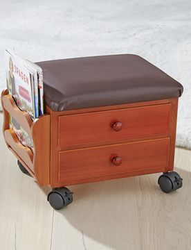 Hocker mit Stauraum rollbar Eldo