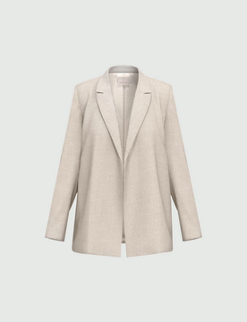 Giacca in viscosa donna grigio
