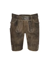 Lederhose MATHIAS marron clair 48