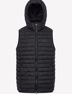 Mens WaterResistant Equestrian Hooded Puffer Gilet - - Size: XL - LeMieux - FashionsVida