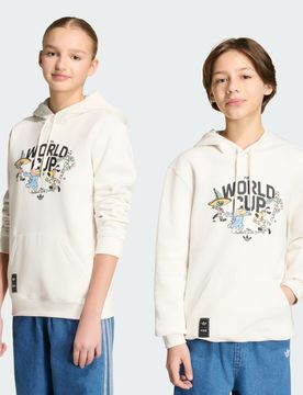 Felpa Mascot bambini Coppa del Mondo FIFA 26â„¢ 13-14A Cloud White